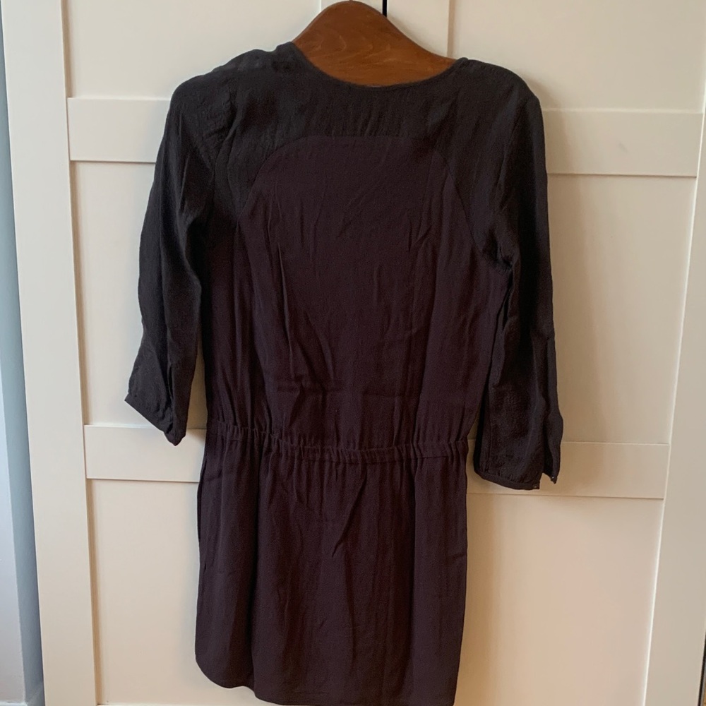 Comptoir Des Cotonniers Dark Brown Mini Dress - Picture 5 of 5